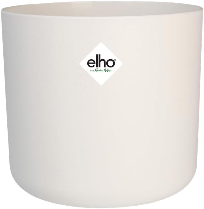 hydroflora 63001405 Nicoli Hera - Vaso per Piante, 30 x 30 x 23 cm, Colore: Bianco