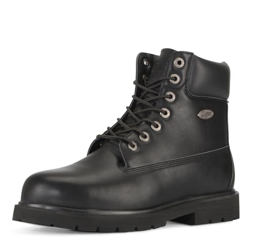 Lugz mens Drifter 6 Steel Toe Fashion Boot, Black, 11 Wide US