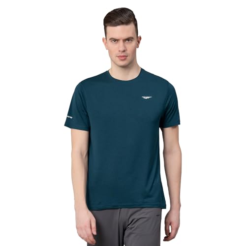 Image of Red Tape Activewear Round Neck T-Shirt for Men | Quick Dry | Anti Microbial | Stretchable