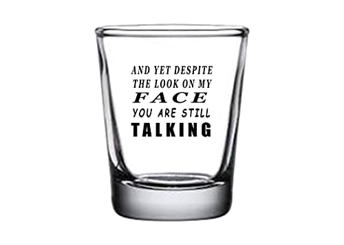 Rogue River Tactical Funny Shot Glass Sarcastic Gag Gift
