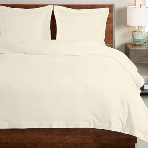 Pizuna Coton peigné Ensemble de Housse de Couette 240x220 cm