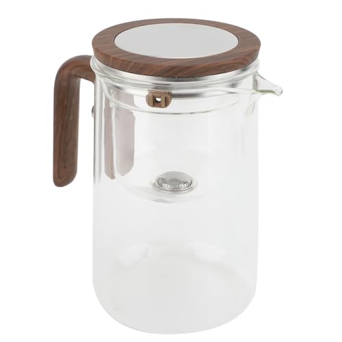 Théière de séparation d'eau magnétique avec passoire et couvercle sécurisé - 2
