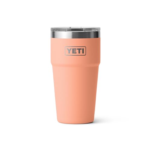 Image of YETI Rambler 20 oz Stackable Tumbler, Stainless Steel, Vacuum Insulated with MagSlider Lid