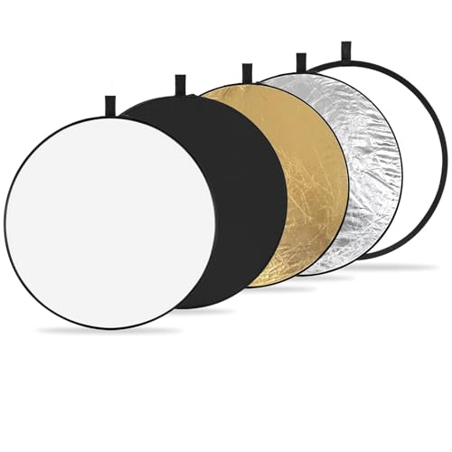 Réflecteur de lumière 5 en 1 pour déboucher les ombres en portrait Domary 110cm