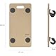 TOOLCRAFT TO-6811791 EWSU1012-575 Transportroller MDF Platte Traglast (max.): 200 kg 582 mm x 291 mm x 110 mm