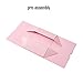 kaxilu Pink Gift Box Luxury With Lid & Ribbon, Foldable Gift Boxes 4 Pack 9.8x7x3.3Inches - Elegant Wedding & Birthday Packaging Gifts Box
