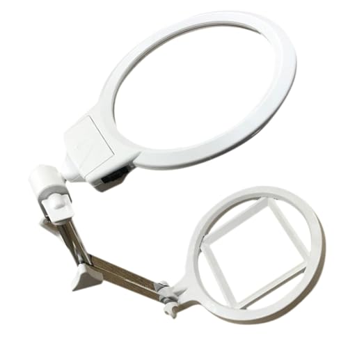 Lampe loupe LED bureau support ajustable loupe lecture broderie