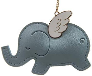 Boltz Lucky Elephant Car Charm Rear View Mirror Accessories,Car Mirror Hanging Ornaments Decoration,Key Charm (Elephant) (Elephant)