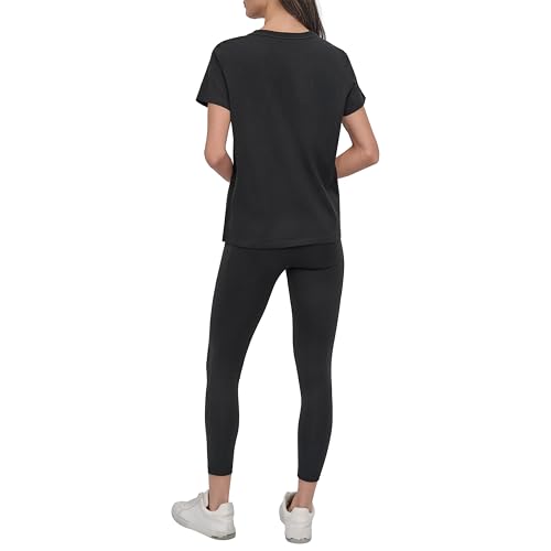 DKNY,Women's Blouse/Shirt,RHSTN LYRD OTLN LG T,BLK/Black,S