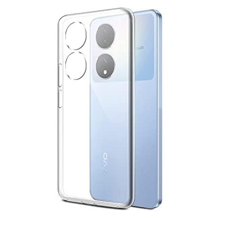 Image of COVERBLACK Rubber Back Cover for Vivo V2239 / Vivo Y100 - Transparent