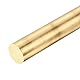 DMiotech 19mm x 100mm Messingstangen, Messingstäbe Massiv Runde Messingstab für DIY Handwerk Messingschweißstangen Drehbankstangen Durchschläge Welle Modellflugzeug Schiff Auto