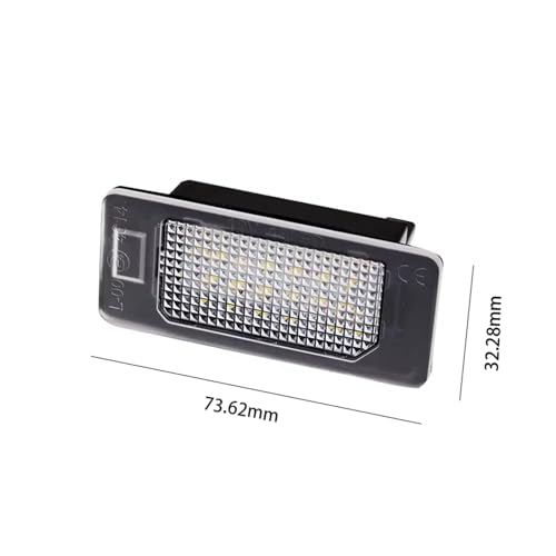 Lámpara matrícula LED para solucionar iluminación tenue en Volkswagen Golf y Passat 4