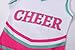 Costumerry Cheerleader Costume for Girls Cheerleading Outfit with Pom Poms Halloween Party Dress Up (8-9 Years)