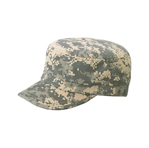Image of The Vintage Year Heavy Stitching Washed Cotton Cadet Hat - Durable Military Baseball Cap for Men & Women, Outdoor Casual Wear