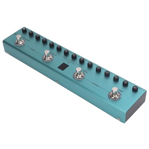 Processeur multi-effets guitare numérique avec retard, réverbération et modulation réglables - 7