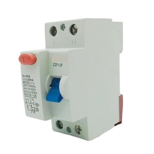 Disjoncteur différentiel 2P 40A 30mA avec parafoudre intégré CZK6 - 3