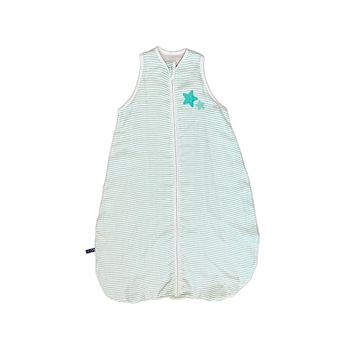 MON P'TIT DODO 2200787 GIGOTESA Mezcla de Algodón Verano Espuma, Sunny Marin, TOG 1, 3-20 Meses, 90cm Longitud