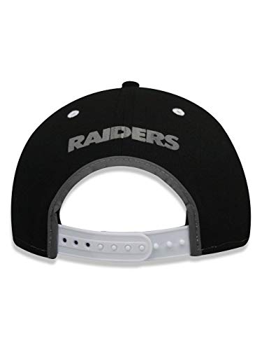 BONE 950 ORIGINAL FIT OAKLAND RAIDERS NFL ABA RETA SNAPBACK BRANCO/PRETO NEW ERA