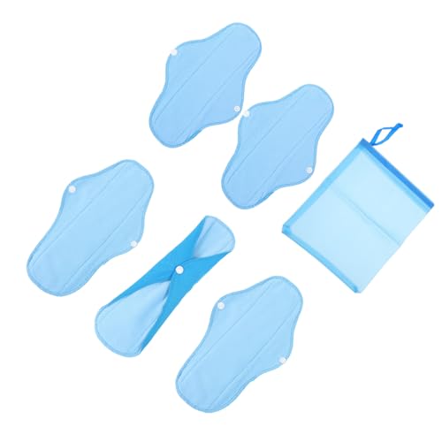Homoyoyo Compresas Menstruales Reutilizables de Polar de Absorbentes y Transpirables con Protección Pul para Mujer Lavables y Cómodas para Uso Diario