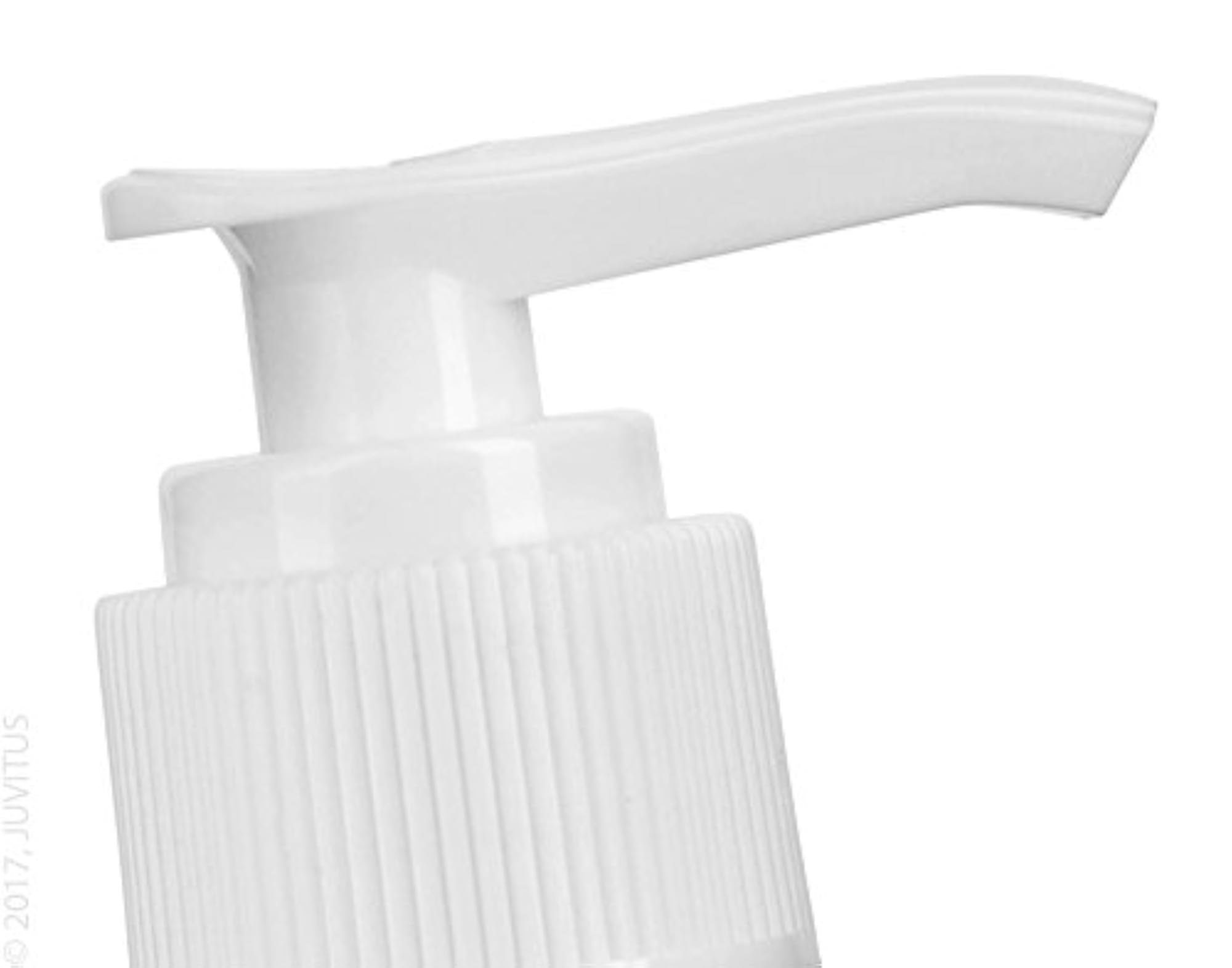 White 16 oz / 500 ml Professional Cylinder PET Bottles with White Lotion Pump
