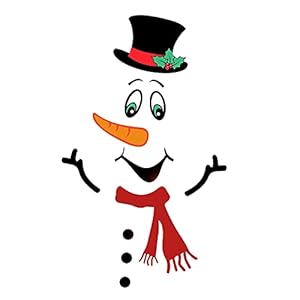 Colcolo Sneeuwpop Koelkast Sticker Grappige Leuke Waterdichte Gepersonaliseerde Magnetische DIY Cartoon Stickers Set voor Garage Koelkast Keuken Groot Formaat – CT031