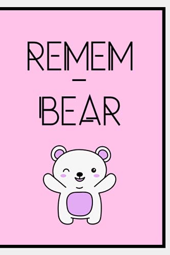 Remem-Bear: Daily Journal for your most important stuff