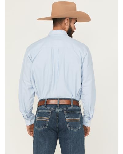 Cinch Men's Light Blue Long Sleeve Button Shirt4
