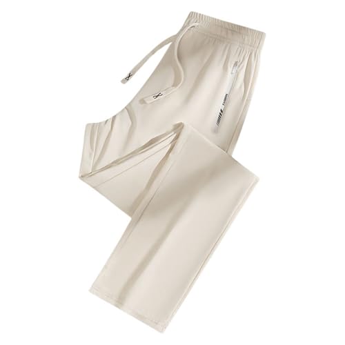 Men's Sweatpants with Zipper Pockets, Lightweight Quick Dry Casual Pants Elastic Waist Athletic Joggers Pants for Men