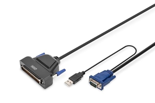 Module KVM 1 Port résout les conflits de connexion VGA et USB pour console