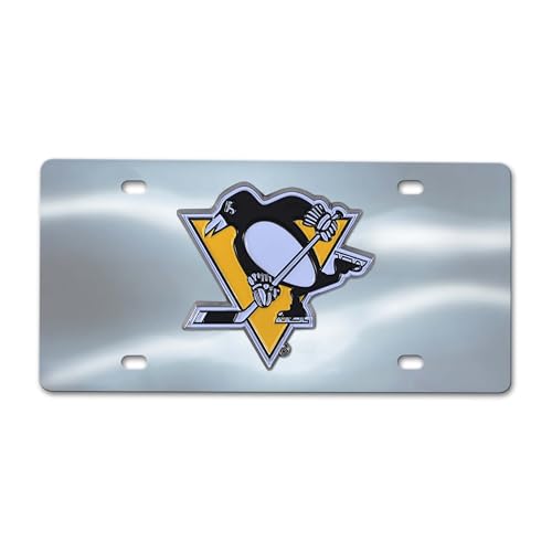 NHL Pittsburgh Penguins Chrom Kennzeichenhalter