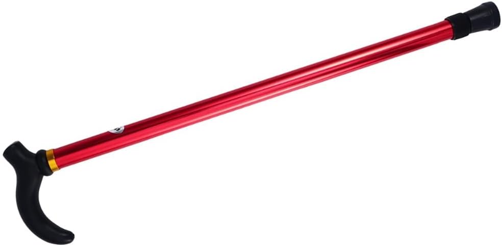 2 Section Adjustable Walking Stick Cane Anti-Skid Anti Shock 4 Crutch for Old Man Hiking Trekking Poles