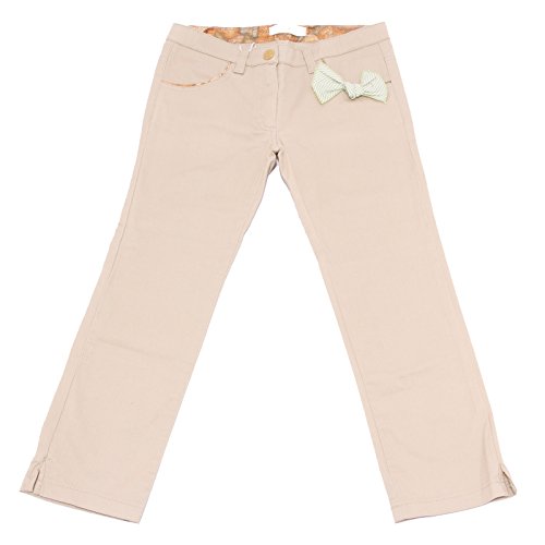 Pantaloni Bimba 1A CLASSE Alviero Martini beige cómodos de algodón que evitan rozaduras en niñas