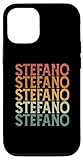 Photo Gallery custodia per iphone 14 pro retro su misura primo nome stefano Photo Gallery custodia per iphone 14 pro retro su misura primo nome stefano