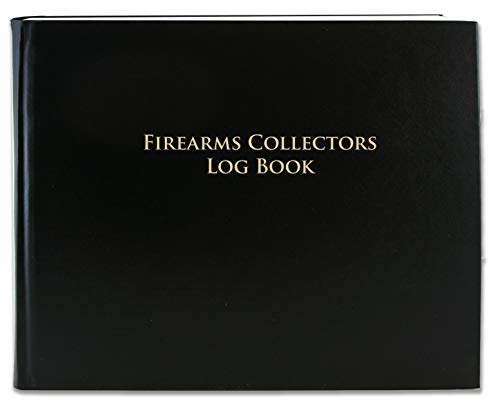 BookFactory Leather C&R FFL 03 Bound Book/C&R Bound Book/Curio and Relics Bound Book Page Size 8 7/8" x 7" - 72 Pages Black Bonded Leather Cover Smyth Sewn Hardbound (LOG-072-GUNCOLL-XKT39)