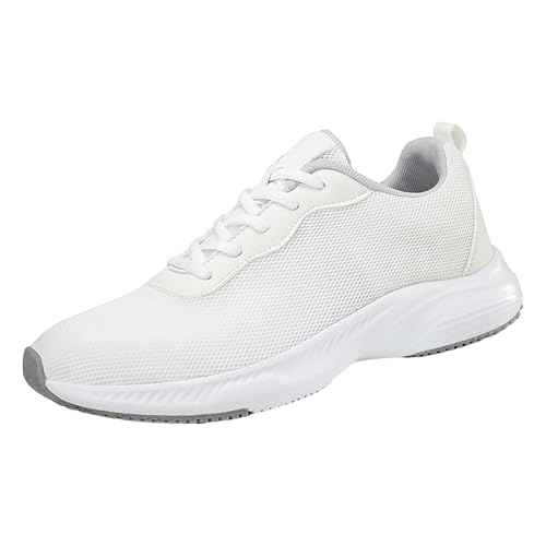 Damskor etniska vardagsskor sommarmode ihålig andningsbar platt klack mjuk sula vardagsskor mode sneaker plattform, Vitt, 39.5 EU