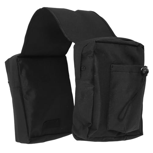 Bolsa lateral delantera para motocicleta, organizador de herramientas, negro, compatible con ATV y motocicletas de playa miniatura 1