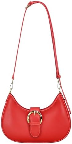 Luna Crossbody Bag for Women Small Crescent Shoulder Purse with Adjustable Strap Cute Mini Handbags for Going Out