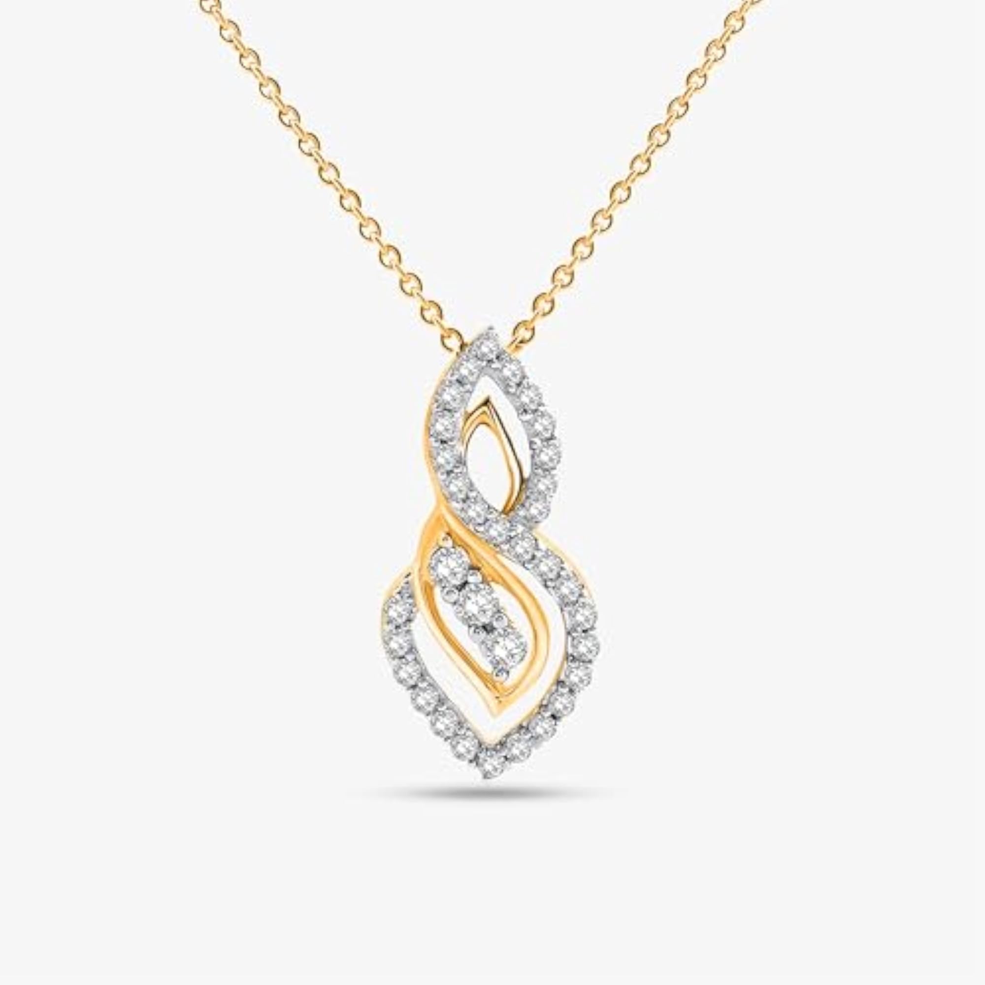 Lab Grown Diamond Pendant For Women, 925 Sterling Silver