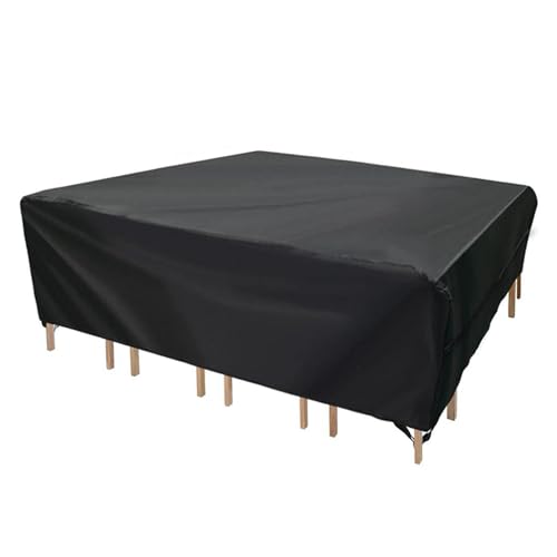 Protector para muebles de exterior Oxford 210D impermeable para mesa y sillas de terraza 8