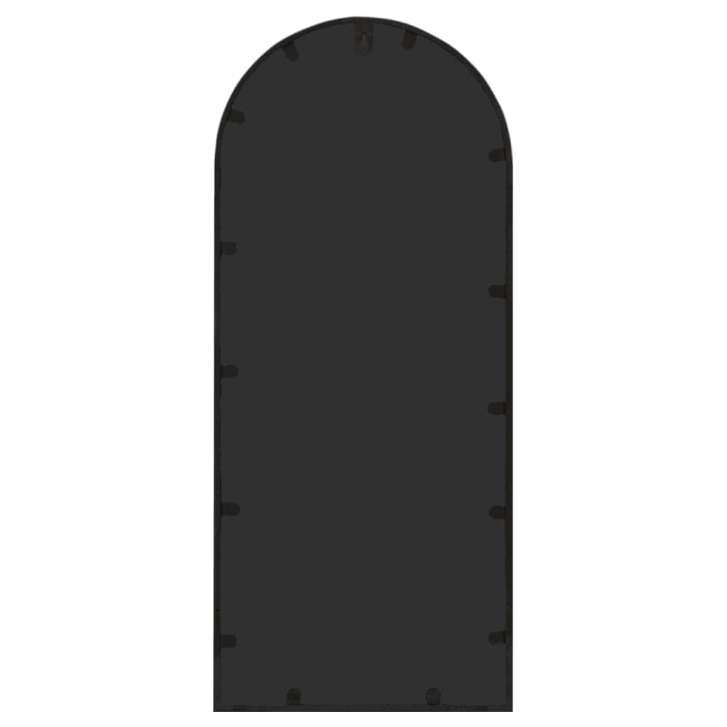 Generico Specchio da Giardino Nero 100x45 cm in Ferro per Uso Esterno,Casa e Giardino,Arredo,Specchi-318374