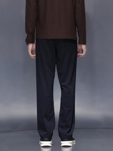Image of WROGN Men's Cotton Stretch Trousers | Relaxed Fit