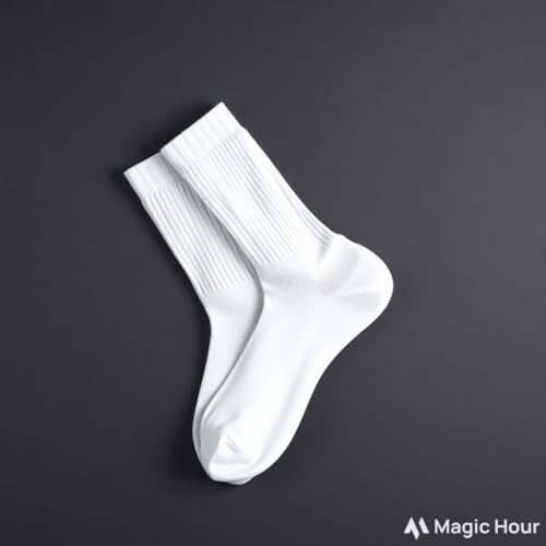 5-Pack Made in USA Cotton Crew Socks for Men & Women | Cushioned, Breathable, Moisture-Wicking | Premium Heavyweight Socks for Work, Gym, Jobsite, or Everyday Wear3