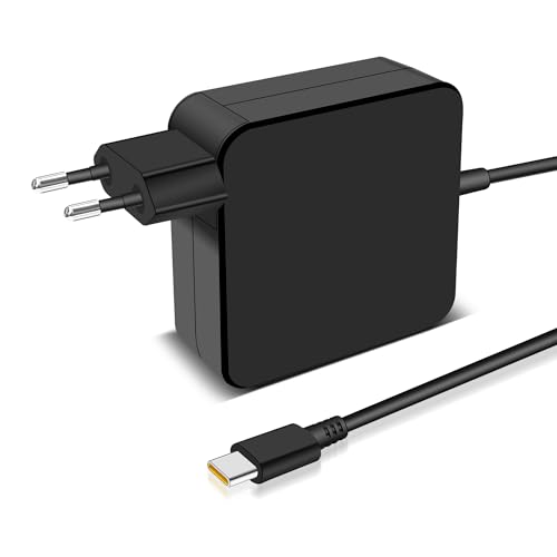 Caricabatterie USB Type C da 65W per Lenovo Thinkpad,Dell,HP, per Huawei Matebook,Acer Chromebook e qualsiasi laptop o smartphone con adattatore da parete USB di tipo C