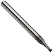 YG-1 EM959 Carbide Micro Square Nose End Mill, TIALN Multilayer Finish, 30 Deg Helix, 2 Flutes, 1.5" Overall Length, 0.055" Cutting Diameter, 0.125" Shank Diameter