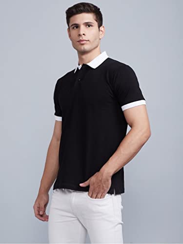 Image of DHRUVI TRENDZ T-Shirt | Regular Fit Polo T-Shirt for Men | Plain T Shirt | Casual T Shirt for Men | Men T Shirt | Men T Shirts Stylish | Half Sleeve T Shirt