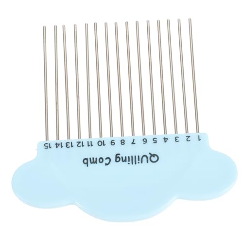 DIYEAH Paper Quilling Comb Tool Aus Robustem Kunststoff Und Metall Praktisches DIY Bastelwerkzeug Für Papierquilling Kompakt Langlebig Geeignet Für Kreative Quilling-techniken Und Musterg