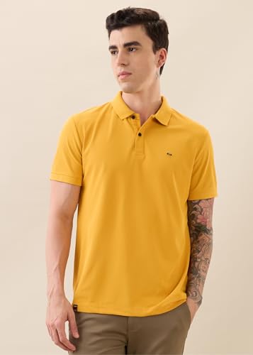 Image of Nostrum Cotton Half Sleeve T-Shirt for Men Boys, Regular Fit, Cherry, Stylish Mens T-Shirts, Polo T Shirt for Man, Collar T Shirts for Men