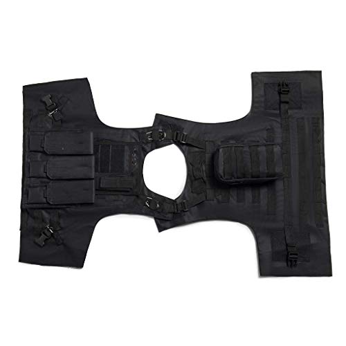 Jipemtra Tactical Molle Airsoft Vest Adjustable Paintball Combat Training Vest Detachable #TOP1