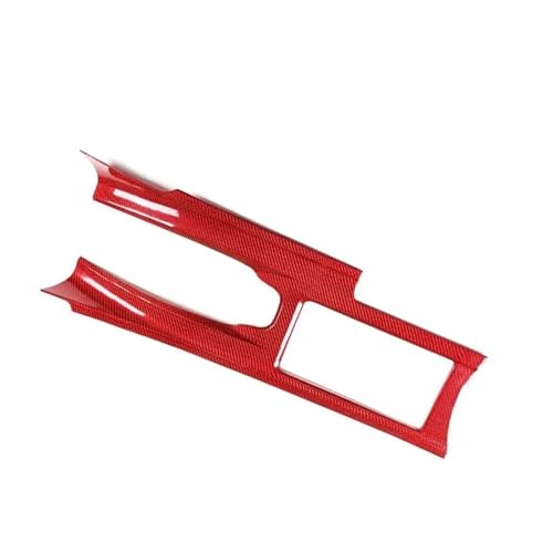 �����ԓ����g�����p�l�� ���A���J�[�{���t�@�C�o�[�� �ԃZ���^�[�R���\�[�� �M�A�V�t�g�p�l�� �t���[���J�o�[ �ɓK������ GTR R35 2008 2009 2010-2016 LHD�p(Red)