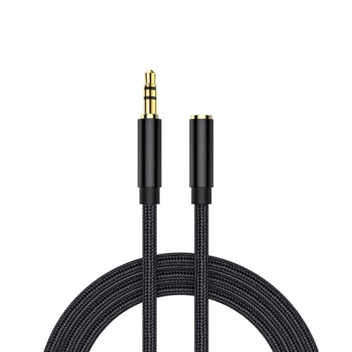 JZK 3m prolunga per cuffie cavo, cavo audio stereo 3.5 mm maschio a femmina, jack per cuffie ausiliario 3.5mm per auricolari, smartphone, lettore MP3, altoparlante, laptop